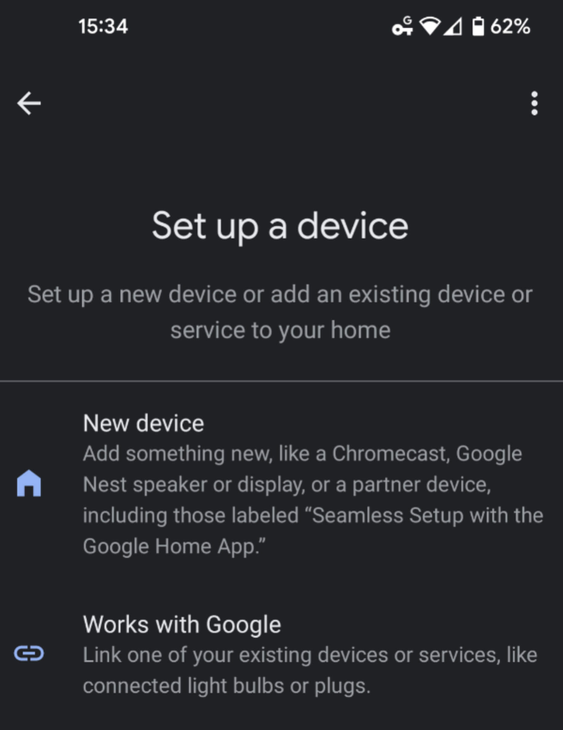 How to set up a new device with Google Assistant