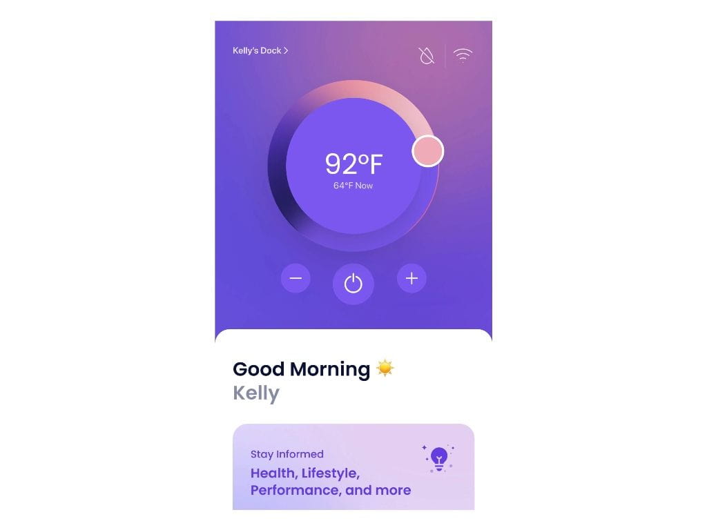 Control your sleep with the sleepme app