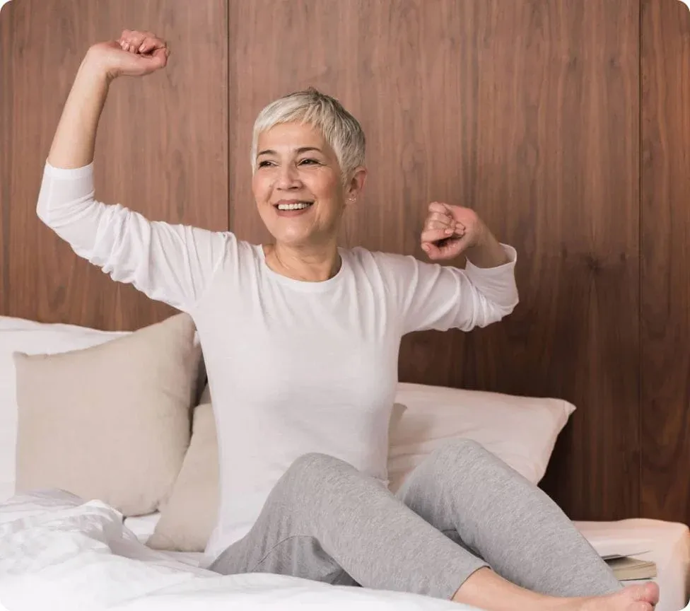 women sleeping cool during menopause