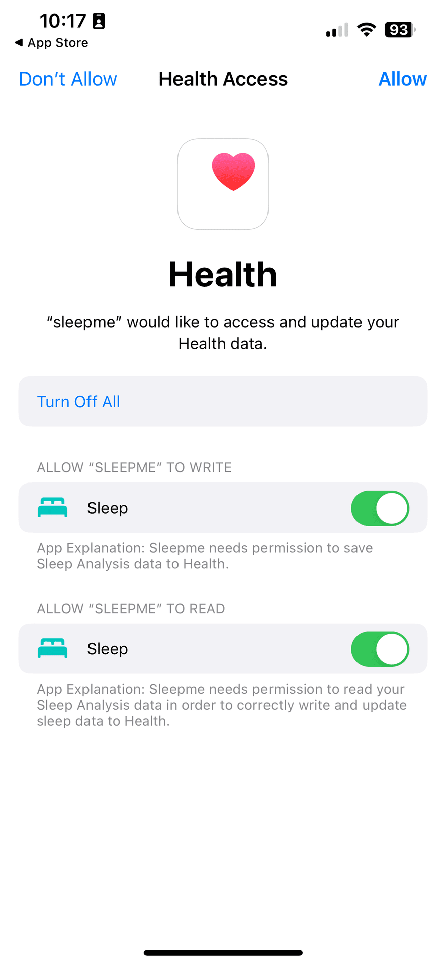 Sleepme's Integration with Apple Health and Health Connect by Android