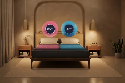 Personalized bed temperature; water-based cooling and warming