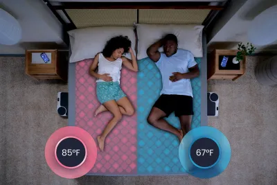 Dock Pro Bed Cooling System with Dual-zoned Temperature Control: Heating and Cooling